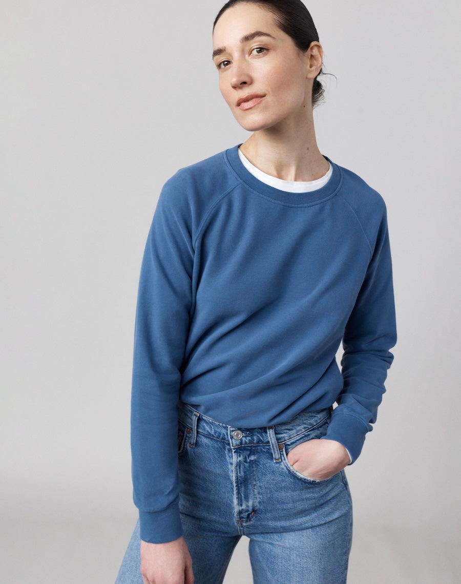 The Lived-In Loopback / Vintage-Fit - Cool Ocean