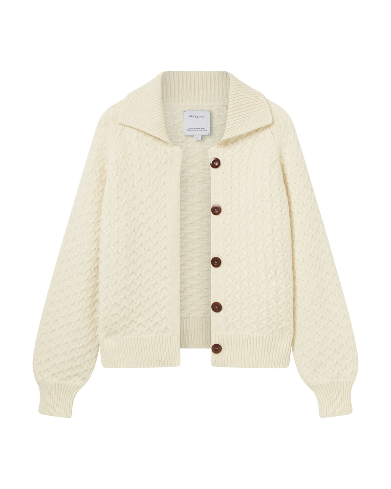 The Maree Jacket - Undyed Ecru