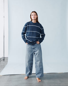 The OVERSIZE - Atlantic Blue & Ice White
