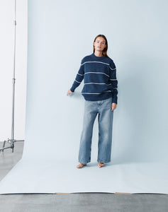 The OVERSIZE - Atlantic Blue & Ice White