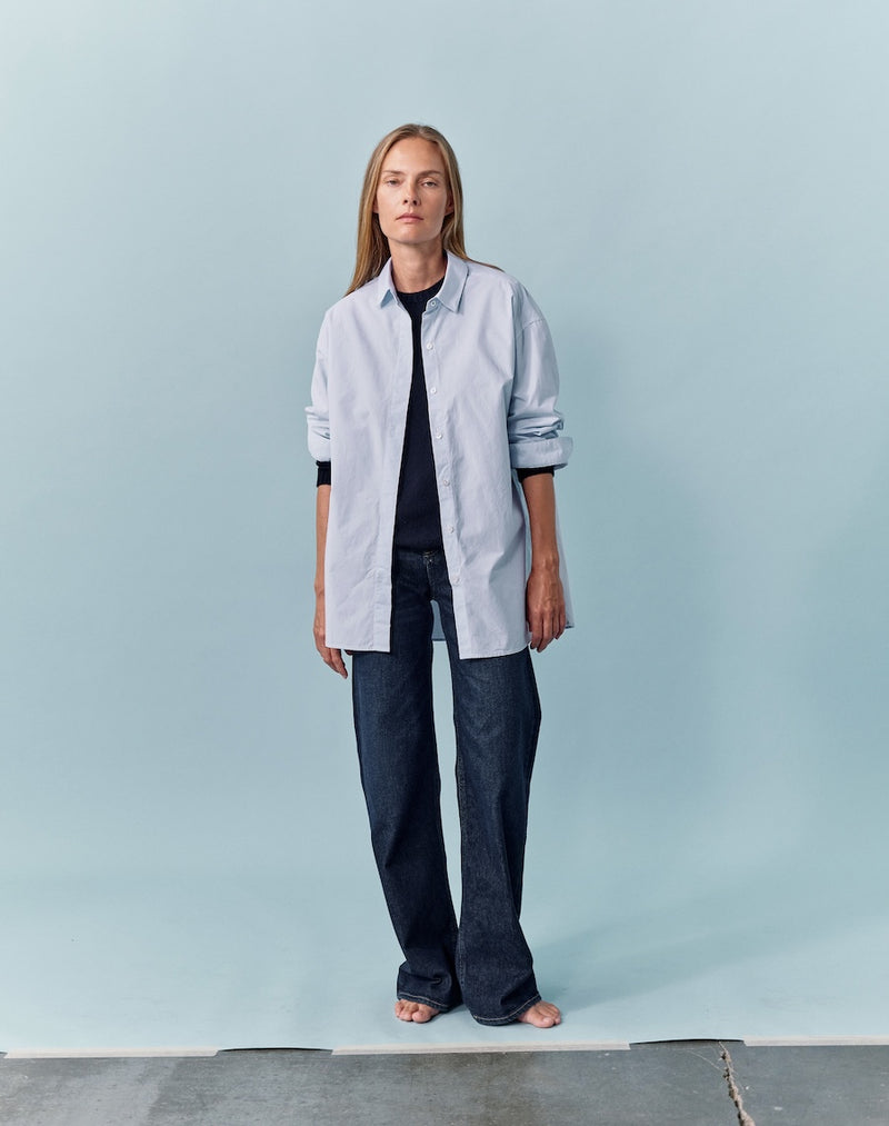 The Oversize Shirt - Salt Blue