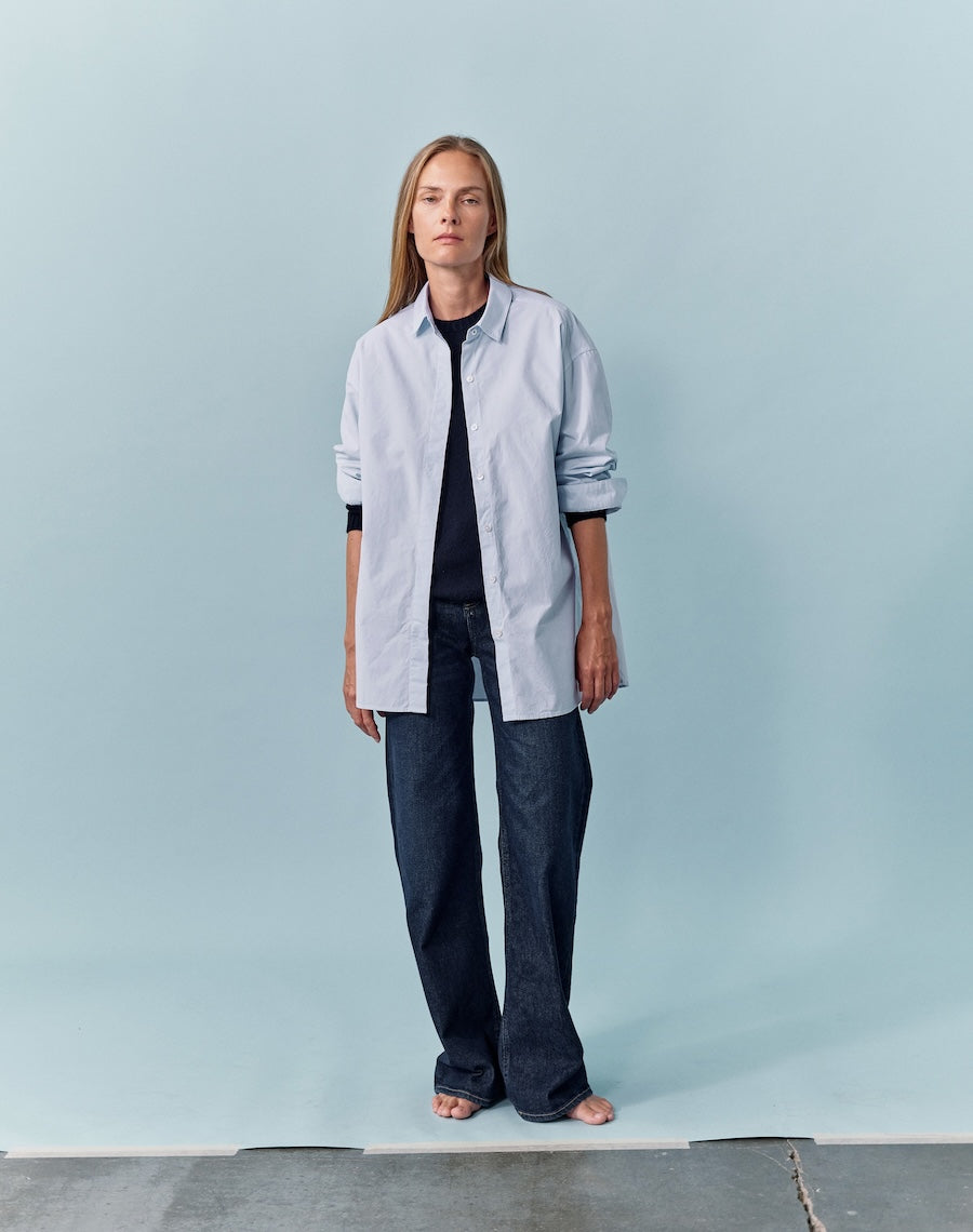 The Oversize Shirt - Salt Blue