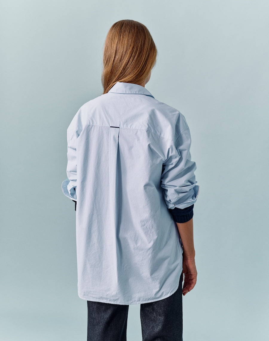 The Oversize Shirt - Salt Blue