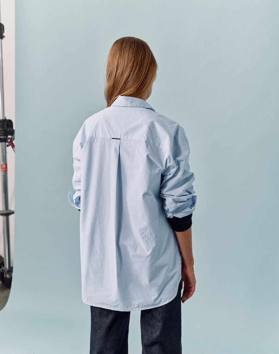 The Oversize Shirt - Salt Blue