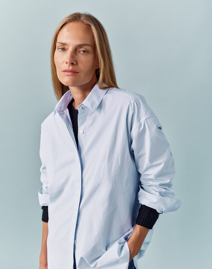 The Oversize Shirt - Salt Blue