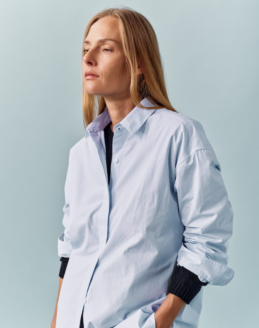 The Oversize Shirt - Salt Blue