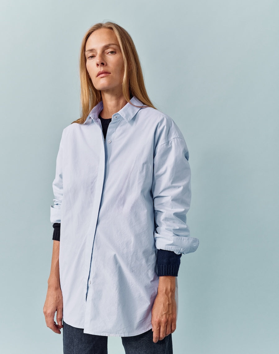 The Oversize Shirt - Salt Blue