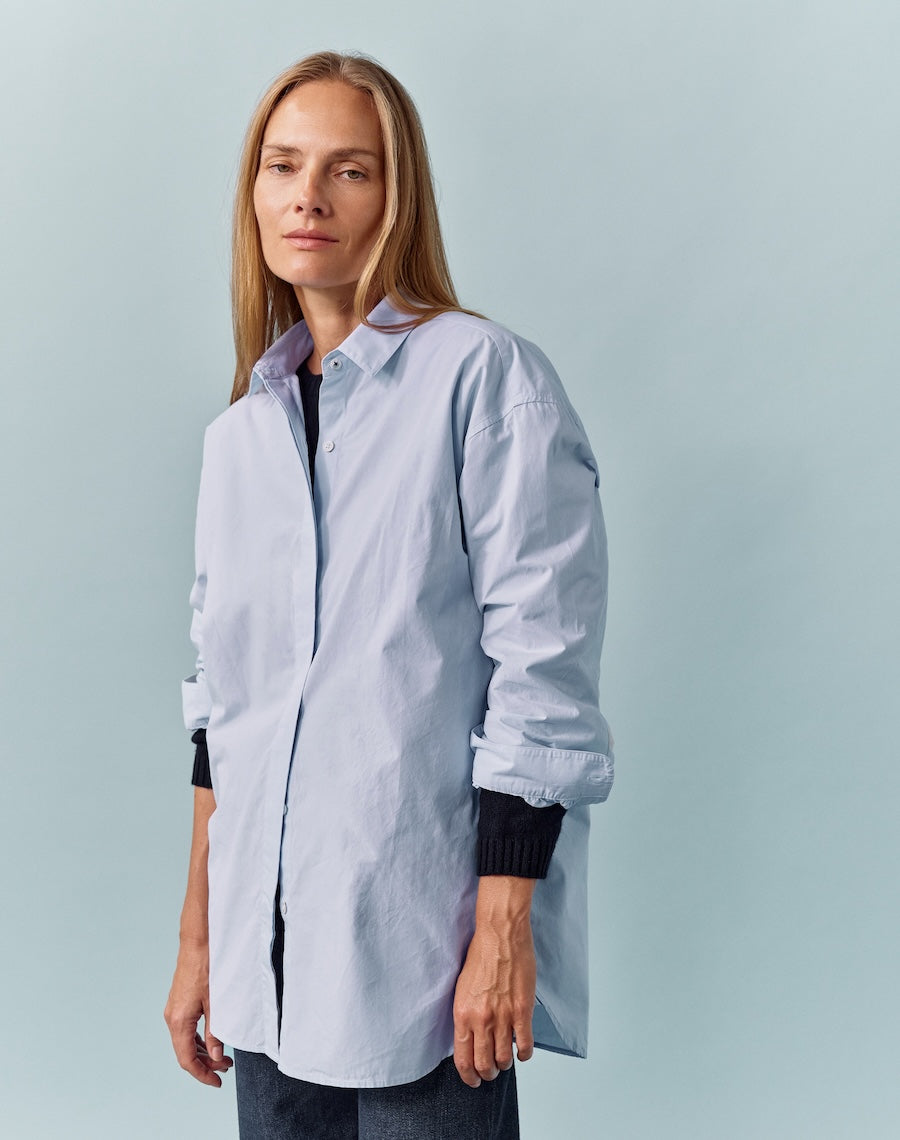 The Oversize Shirt - Salt Blue