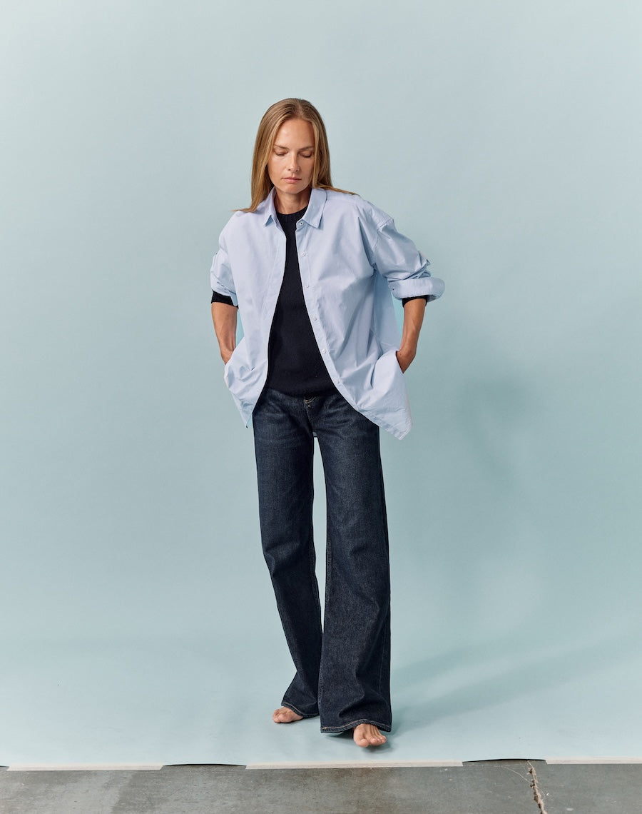 The Oversize Shirt - Salt Blue