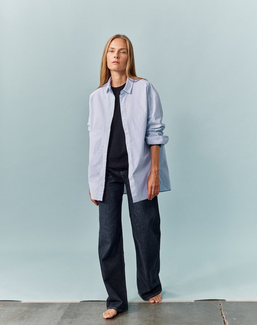 The Oversize Shirt - Salt Blue