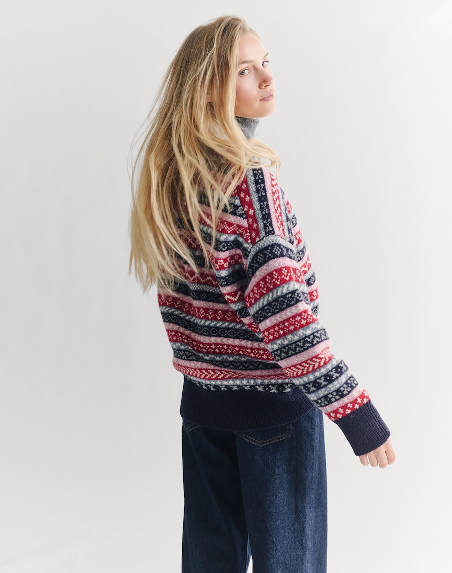 The REAL SHETLAND - Carmine / Navy