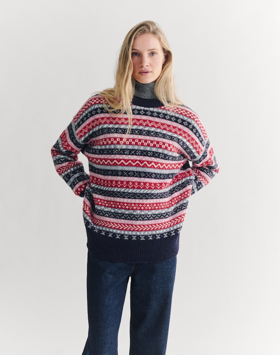 The REAL SHETLAND - Carmine / Navy