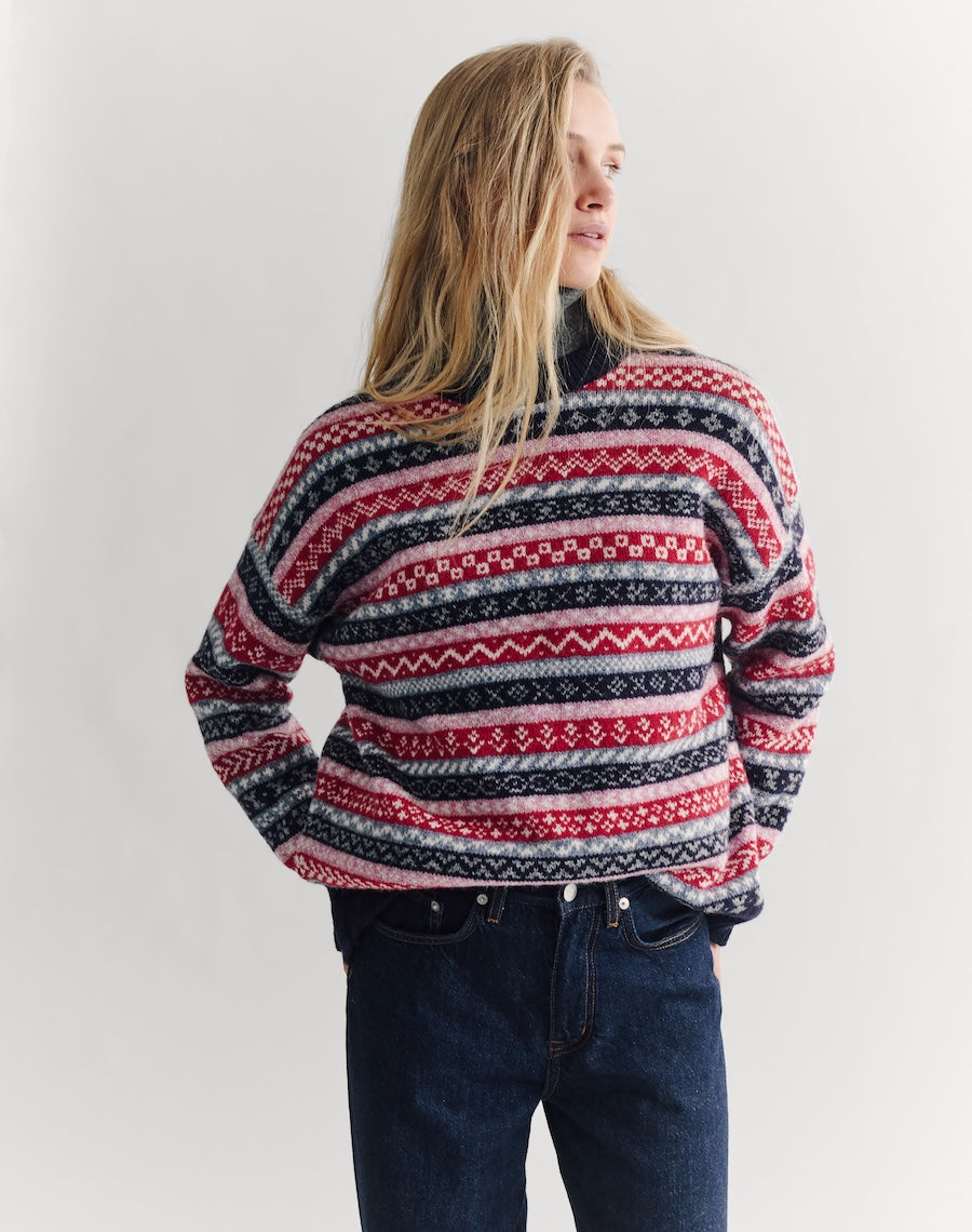 The REAL SHETLAND - Carmine / Navy