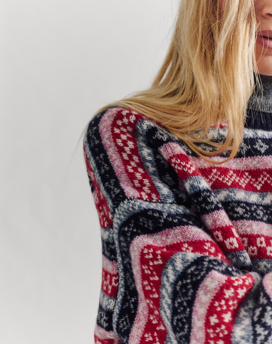 The REAL SHETLAND - Carmine / Navy