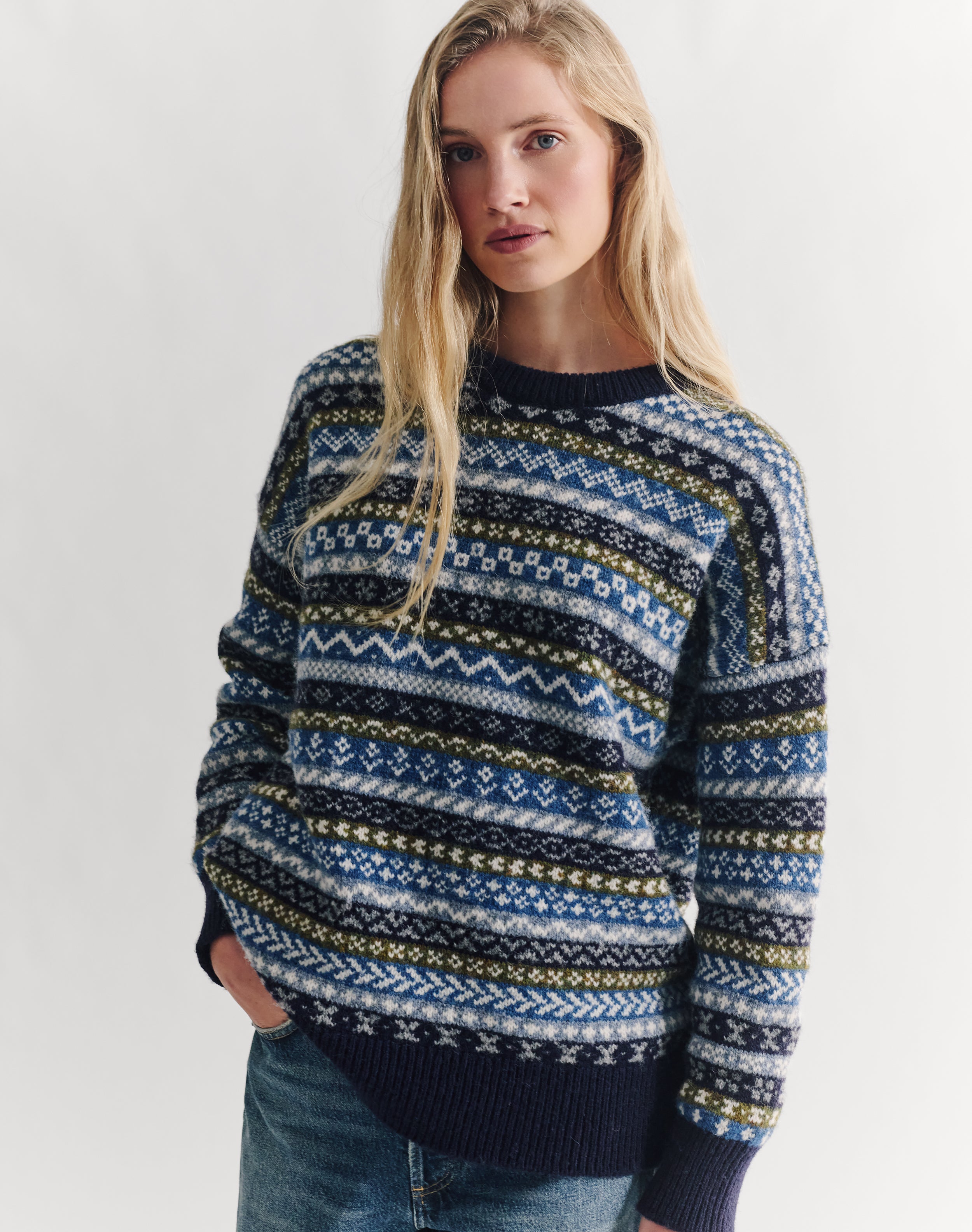 The REAL SHETLAND - Moss / Navy