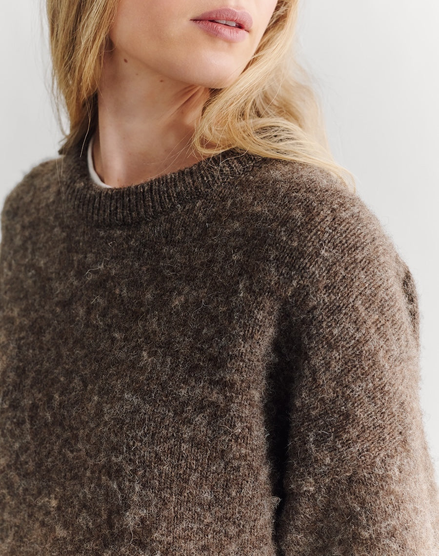 The Brushed Shetland - Umber