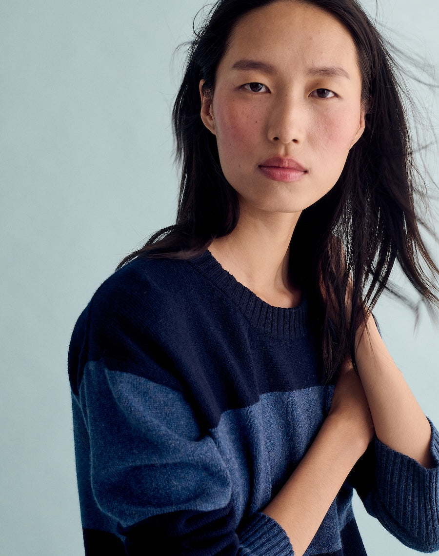 The Relaxed - Navy & Atlantic Blue, Renewed + Restored