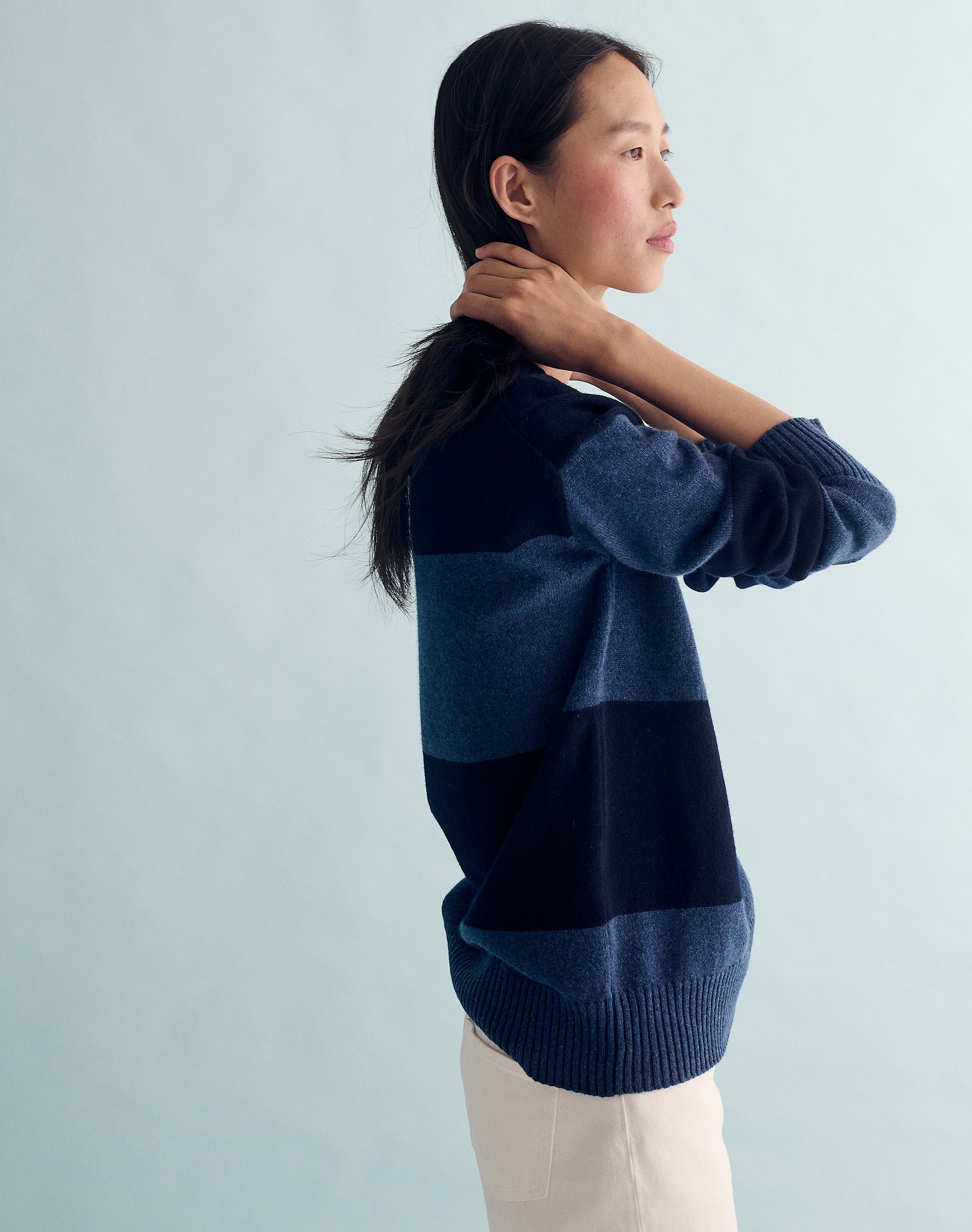 The Relaxed - Navy & Atlantic Blue, Renewed + Restored