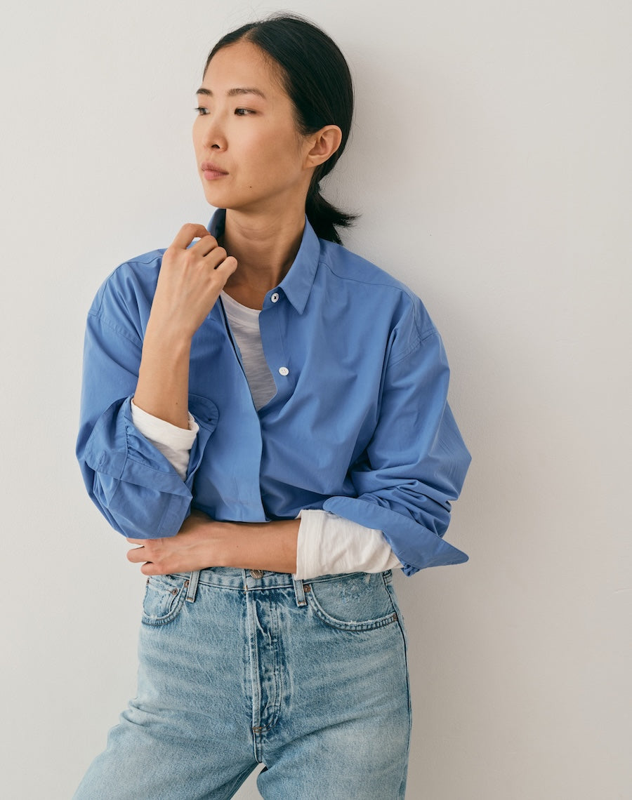 The Relaxed Shirt - Malin Blue