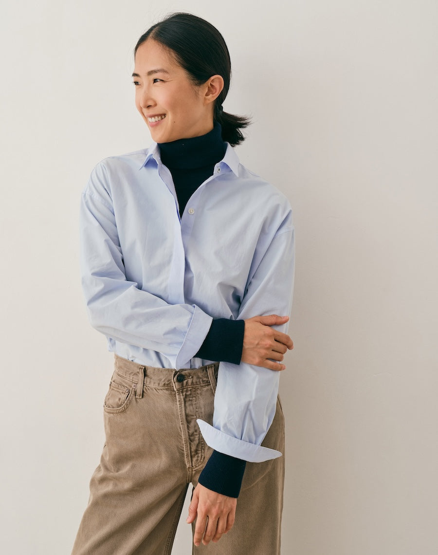 The Relaxed Shirt - Salt Blue