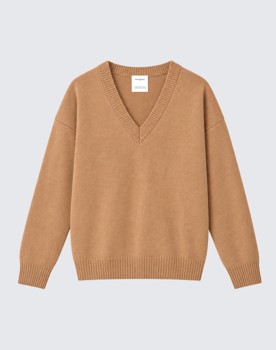 The Relaxed V - Caramel