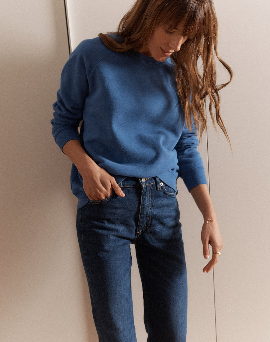 The Lived-In Loopback / Vintage-Fit - Cool Ocean