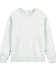 Navygrey Women The Vintage fit SWEATSHIRT Repaired Renewed Ice Grey
