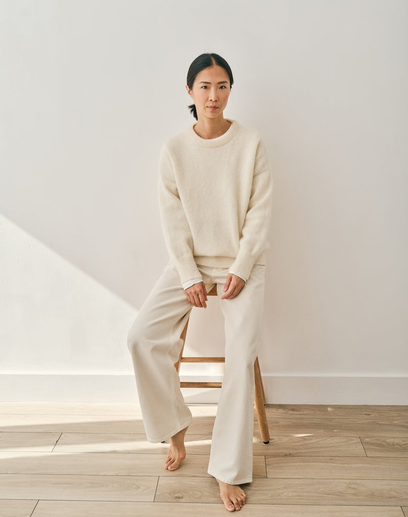The Brushed Shetland - Off White