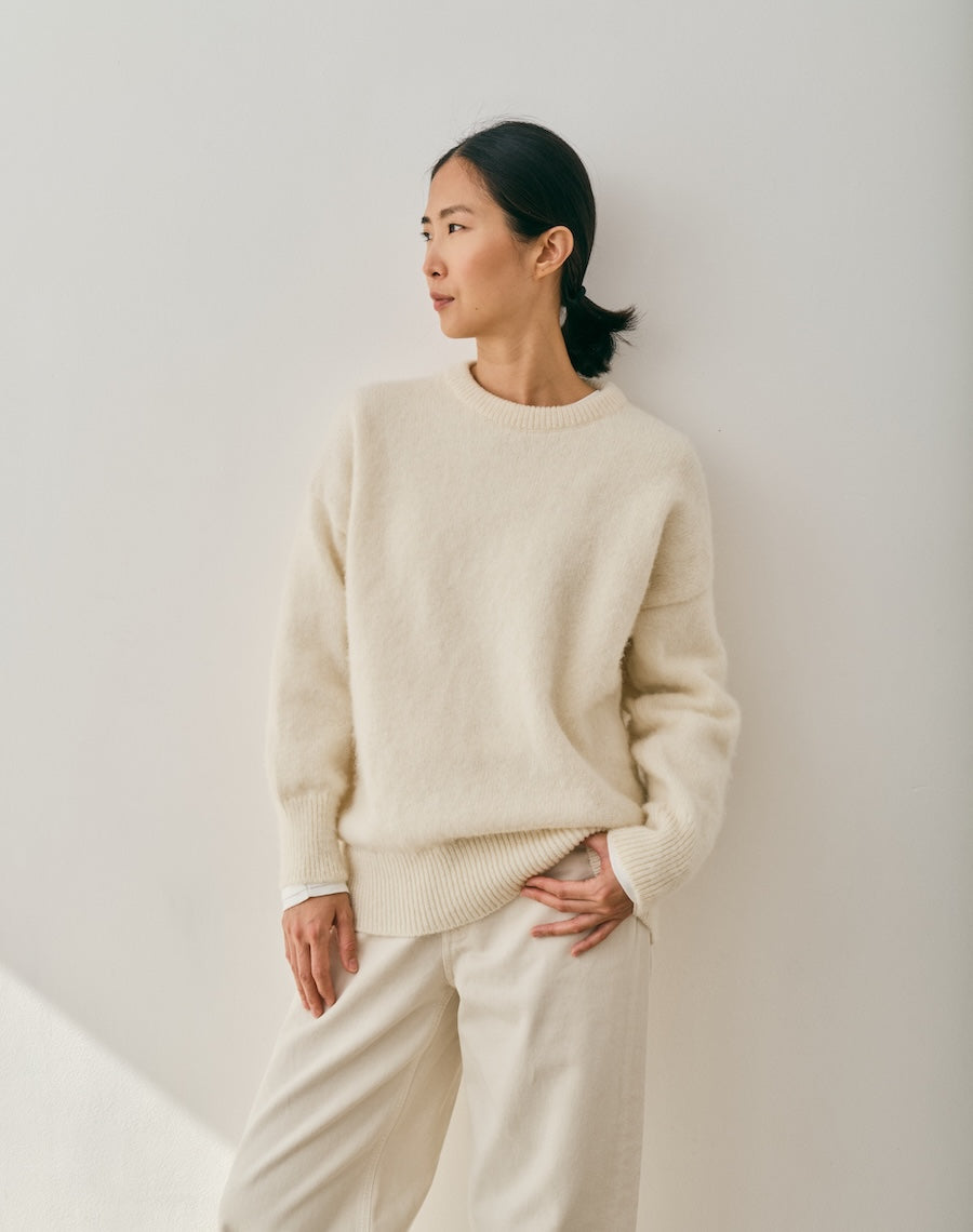 The Brushed Shetland - Off White