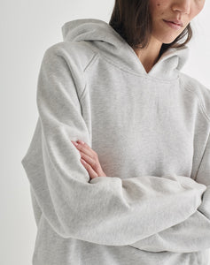 The Vintage-fit HOODY - Ice Grey