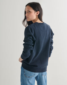 The Vintage-fit SWEATSHIRT - Navy