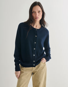 The WEEKEND CARDIGAN - Navy