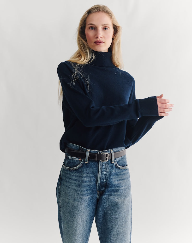 The Weekend Polo - Navy, Renewed + Restored
