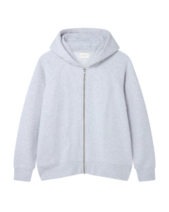 The ZIP HOODY Relaxed-fit - Ice Grey x Repaired, Renewed