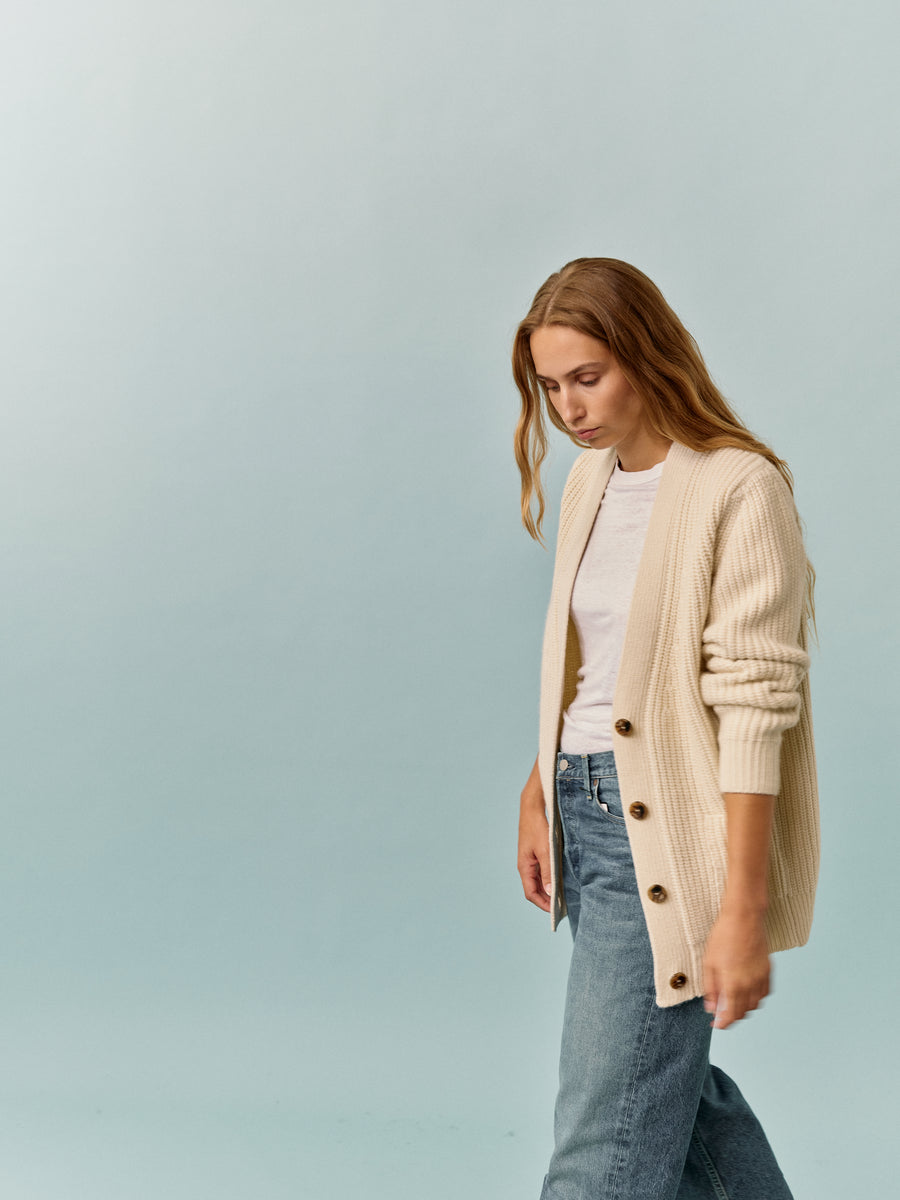 The Heirloom Cardigan - Ecru