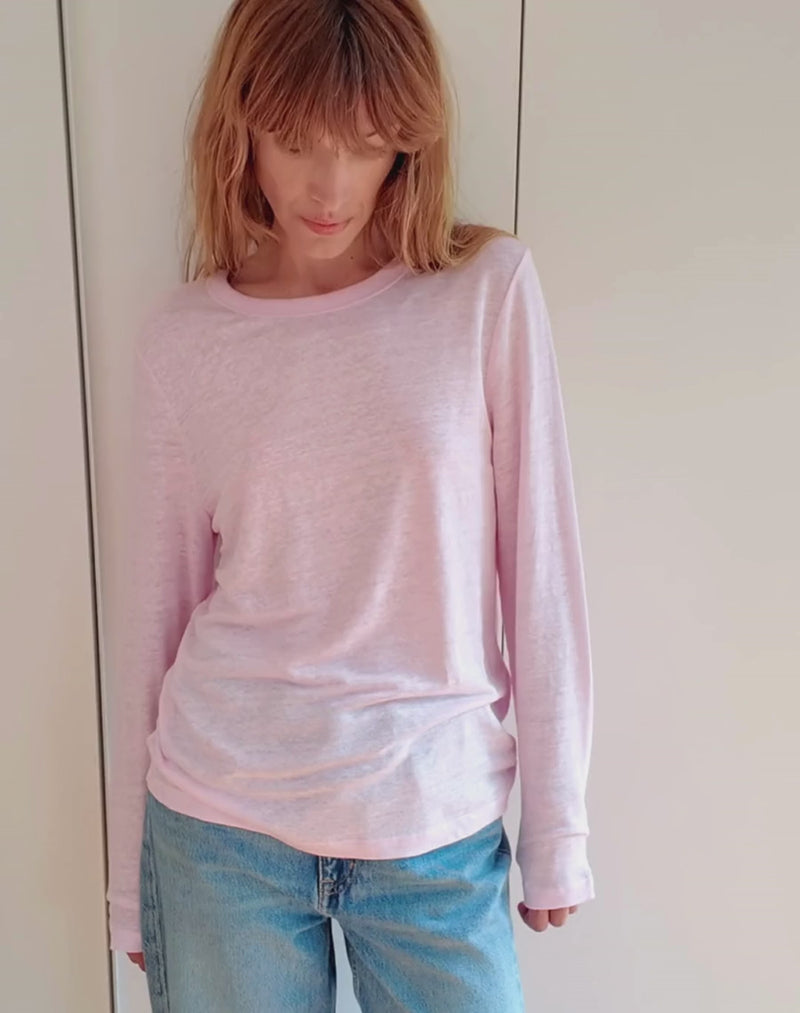 The Linen / The Long Sleeve  - Blush, Renewed + Restored