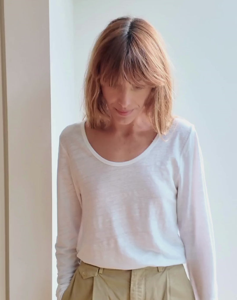The Linen / The Scoop - White