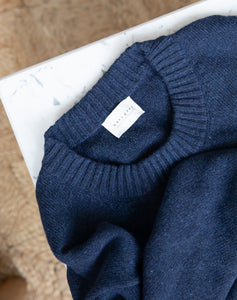 The RELAXED - Navy Marl
