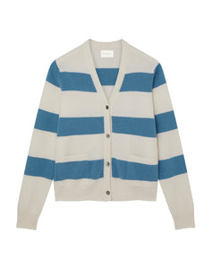 The CARDIGAN - Morning Blue & Summer White