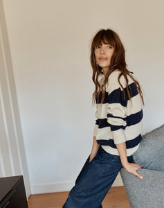 The FIELD CREW - Storm Navy & Undyed Ecru