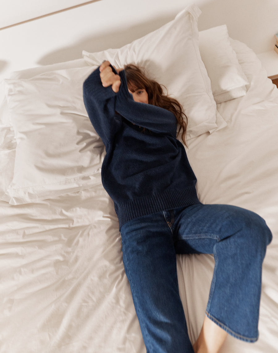 The RELAXED - Navy Marl / Archive Sale